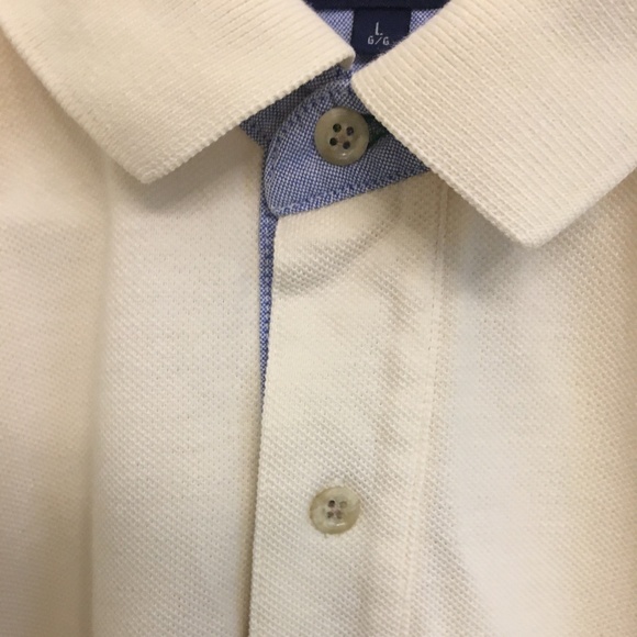 Tommy Hilfiger Pique Polo Shirt in Cream L o - Picture 5 of 7
